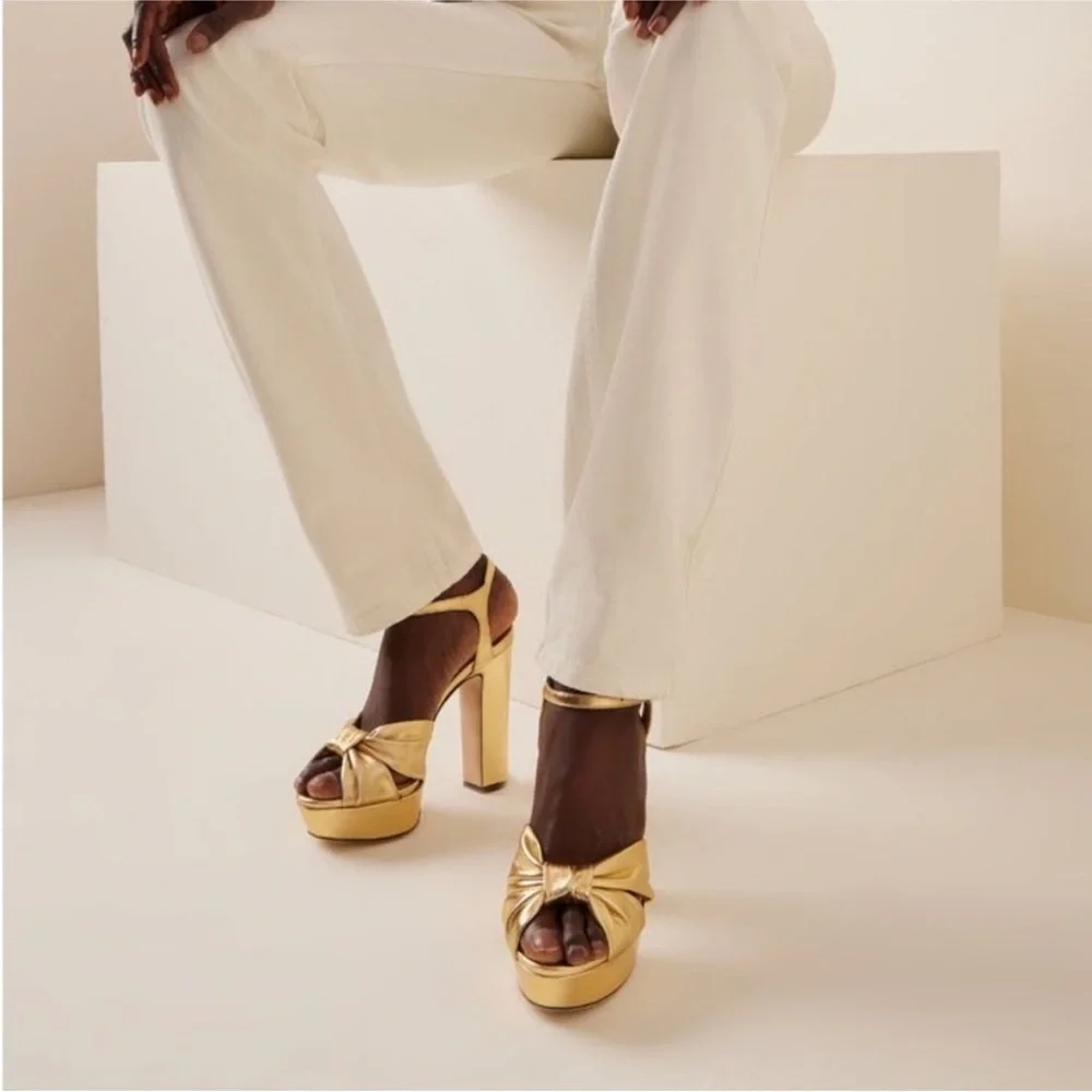 Jimmy Choo Heloise Platform Heel Sandals - Picture 2 of 16